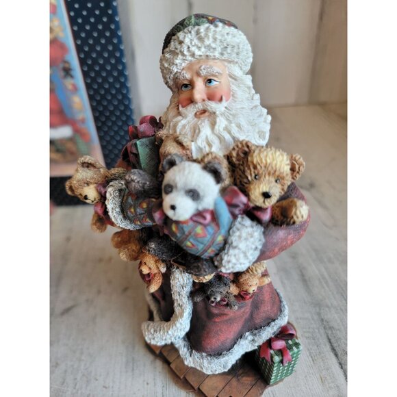 Lang wise bountiful bears three third Santa Claus Xmas 1st edition figure vintag - Picture 7 of 9
